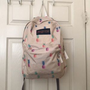 Jansport multi color pineapple backpack
